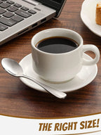 Espresso Spoon Stainless Steel – Mini Coffee & Dessert Spoon 4.7 Inch