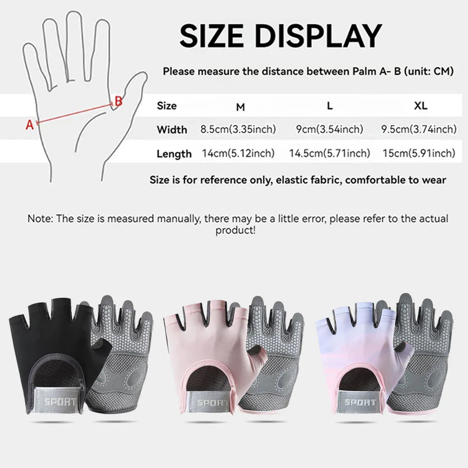 Cycling Gloves Half Finger Anti Slip Breathable Gym MTB Fitness Secondary image