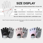 Cycling Gloves Half Finger Anti Slip Breathable Gym MTB Fitness