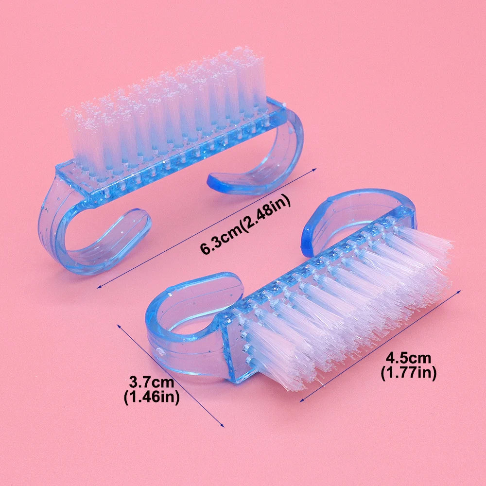 Acrylic Nail Art Brush Set Dust Removal Cleaning Manicure Tools
