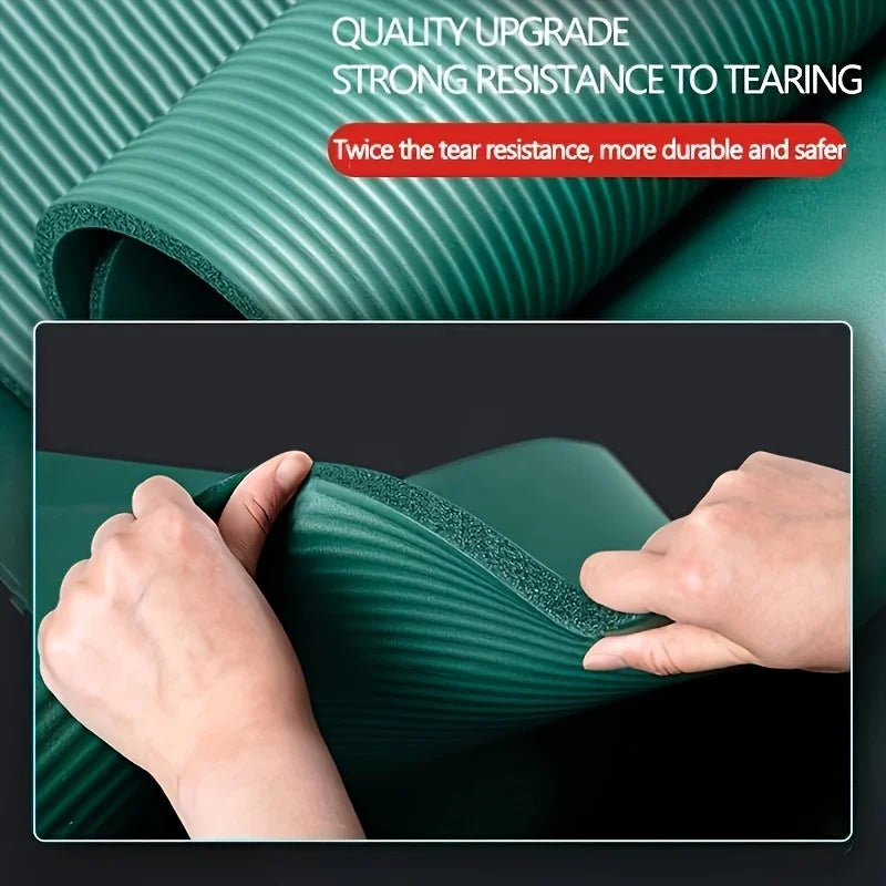 15 20mm Thick NBR Yoga Mat Non Slip Gym Fitness Camping Mat
