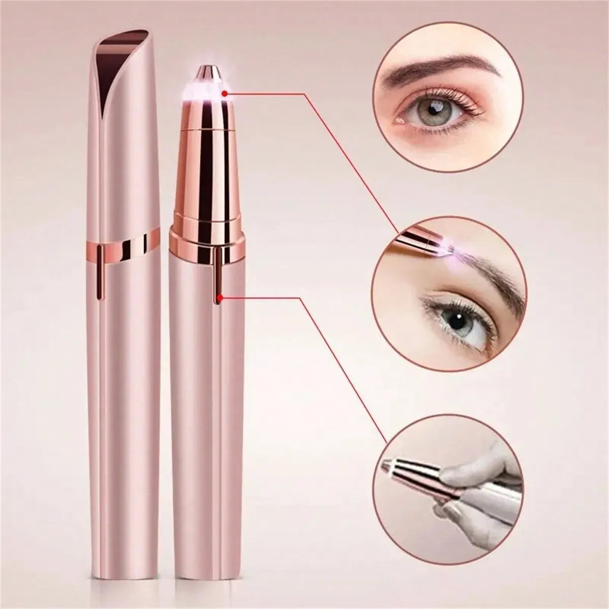 Women Electric Eyebrow Trimmer Facial Hair Remover Eyebrow Pen Main image