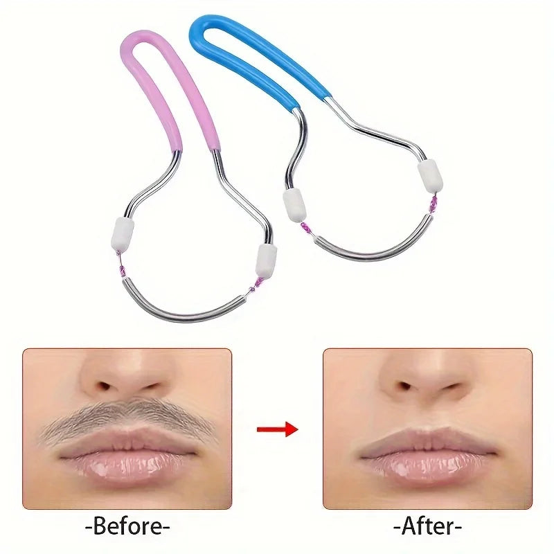 Spring Roller Facial Epilator Women Upper Lip Chin Hair Remover