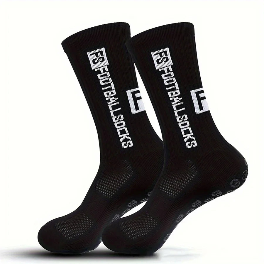 6 Pairs Non Slip Grip Socks Men Women Multi-Sport Anti-Slip