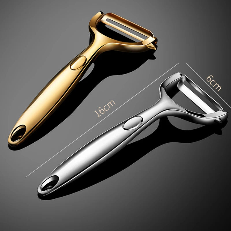 Golden Vegetable Peeler – Stainless Steel Potato & Carrot Peeler Tool