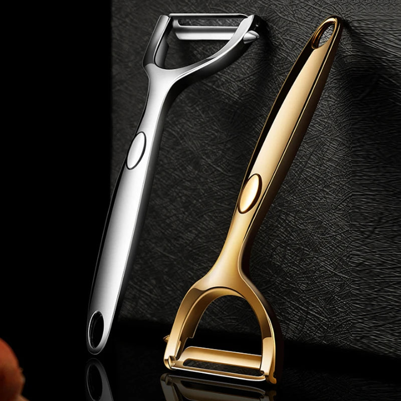 Golden Vegetable Peeler – Stainless Steel Potato & Carrot Peeler Tool