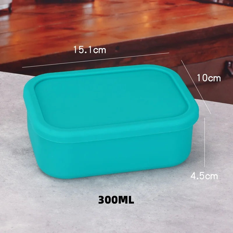 YONG HAO Silicone Bento Box BPA-Free Leakproof Microwave Lunch Container