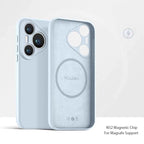 Magnetic Liquid Silicone Case for Huawei Pura 80 70 P60 Nova 14 Pro