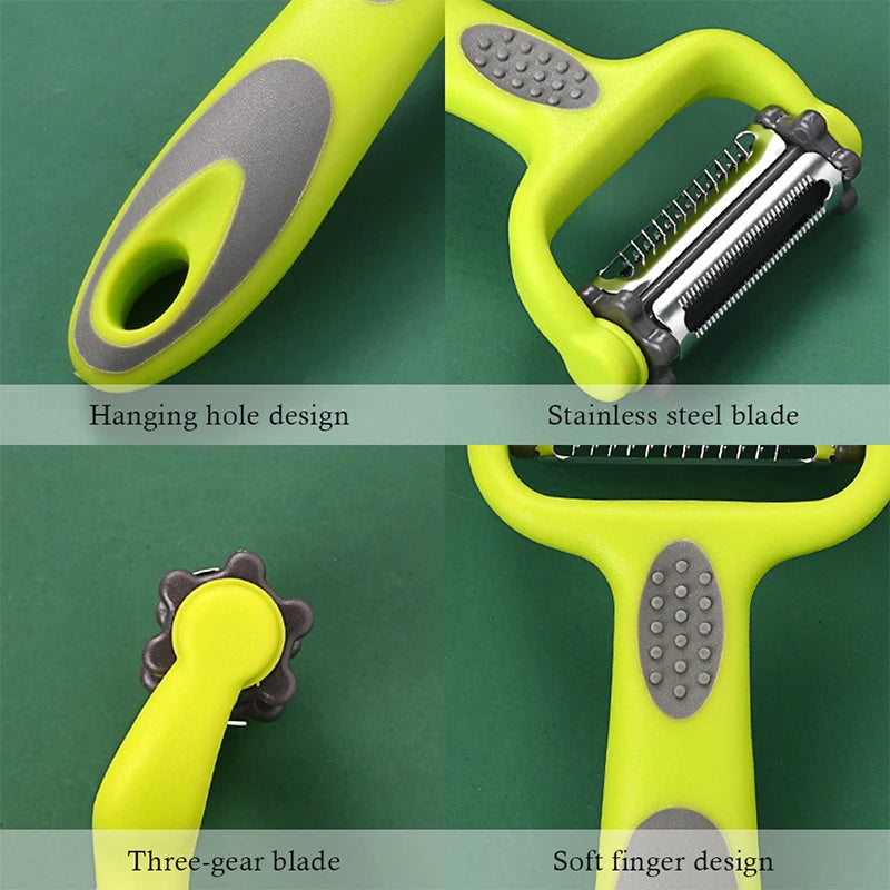 3 in 1 Rotary Vegetable Peeler Multifunction Grater & Julienne Slicer