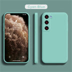 Luxury Liquid Silicone Case for Samsung Galaxy S20 S21 S22 S23 S24 S25