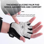 Half Finger Cycling Gloves Anti Slip Breathable MTB Gym Bike