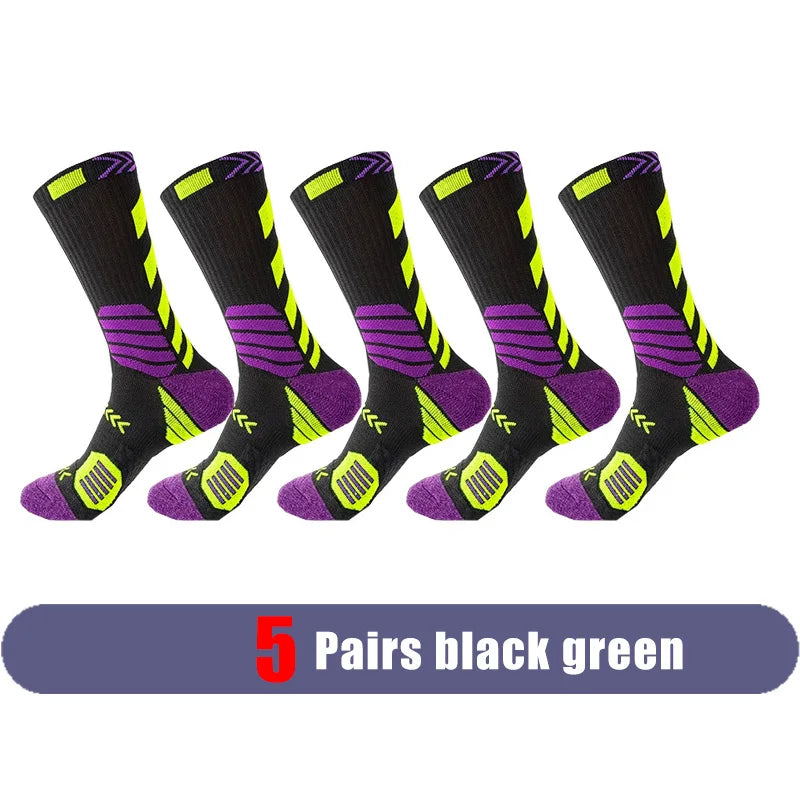 Elite Sport Compression Socks Running Cycling Basketball Socks Men