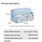Transparent Pencil Case Large Capacity Storage Bag