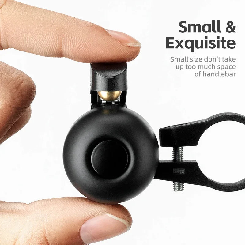 ROCKBROS Bike Bell Alloy Handlebar Bell with Crisp Safety Warning Sound