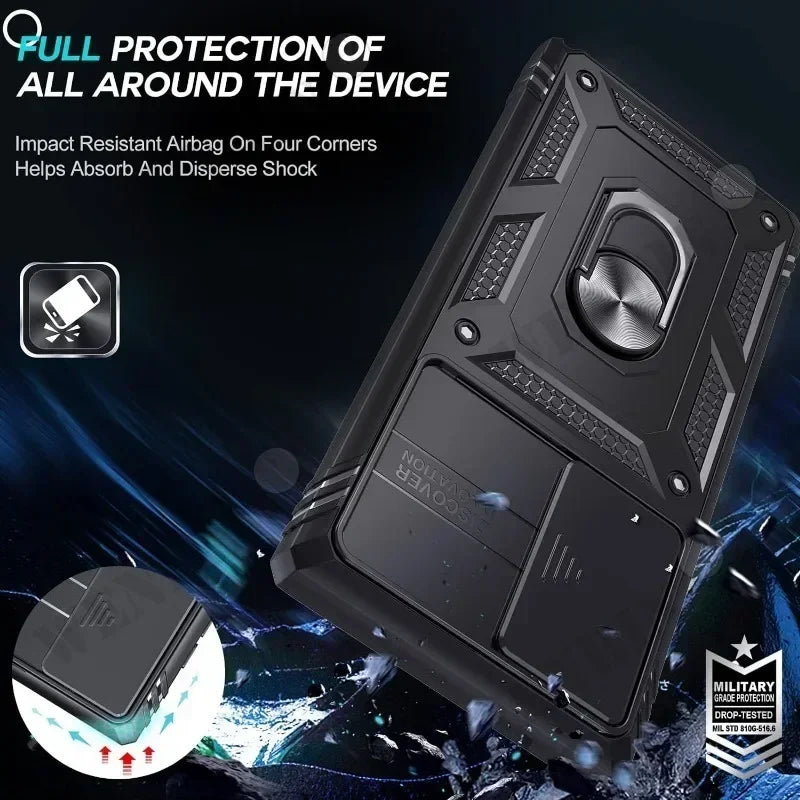 Heavy Duty Kickstand Case for Samsung Galaxy S23 S24 S25 S26