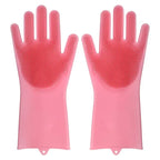 Silicone Dishwashing Gloves Magic Scrubber Gloves