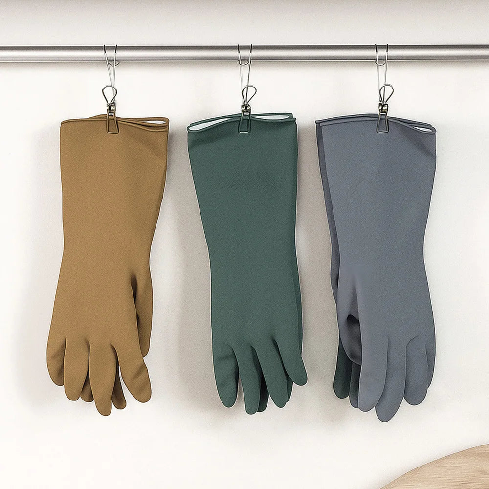 Thick Latex Kitchen Gloves Waterproof Cleaning Gloves