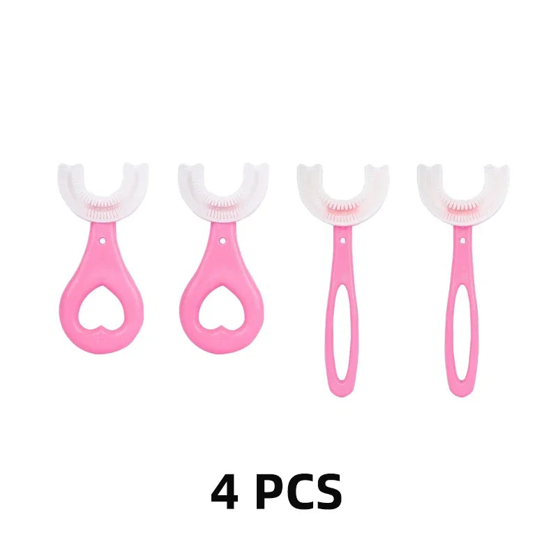 Baby 360° U Shape Toothbrush Soft Silicone Kids Teeth Brush