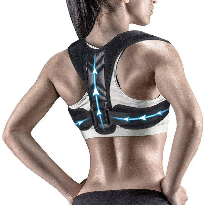 Adjustable Clavicle Posture Brace Back Shoulder Support Belt Secondary image