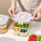 WORTHBUY Portable Lunch Box Leakproof Microwave Safe Bento Box
