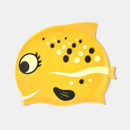 Kids Silicone Swimming Cap Waterproof No-Pull Hair Swim Hat