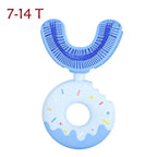 360° U Shape Baby Toothbrush Soft Silicone Infant Teether Brush