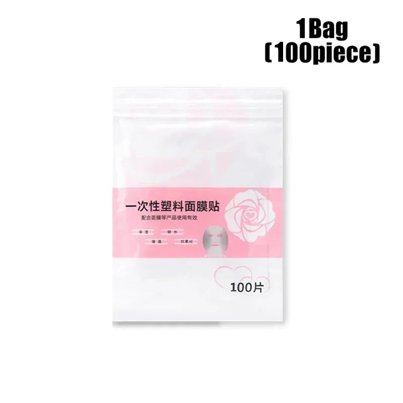 Disposable Face and Neck Mask Film for Deep Serum Absorption Spa