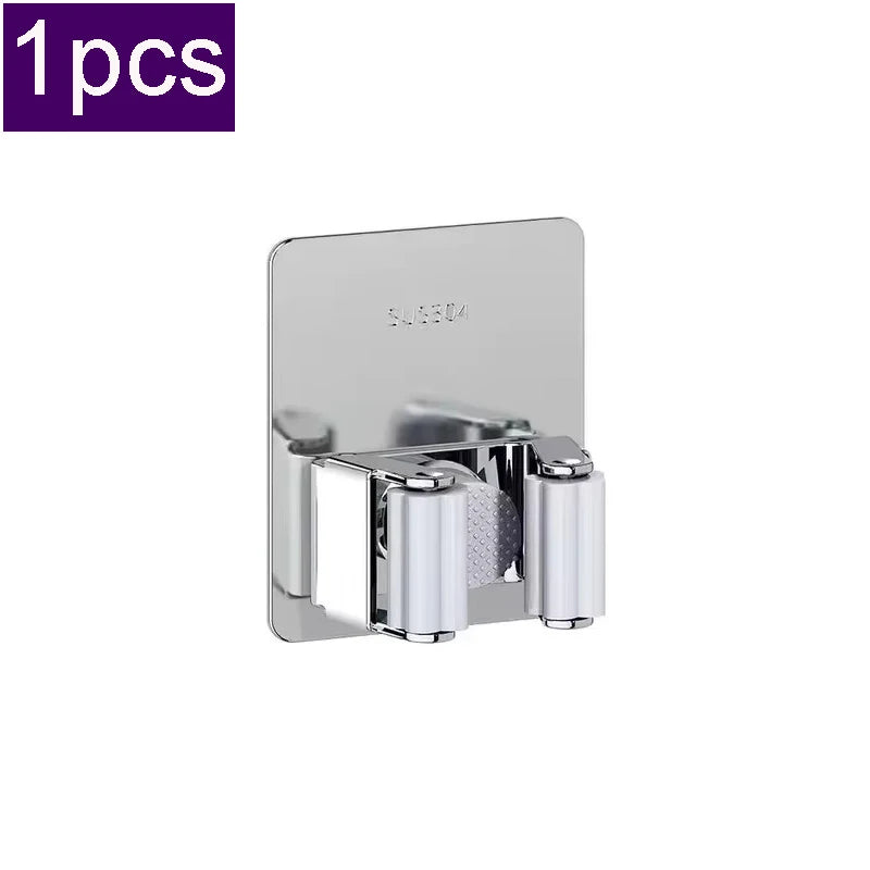 Mop Clip Holder Stainless Steel Organizer
