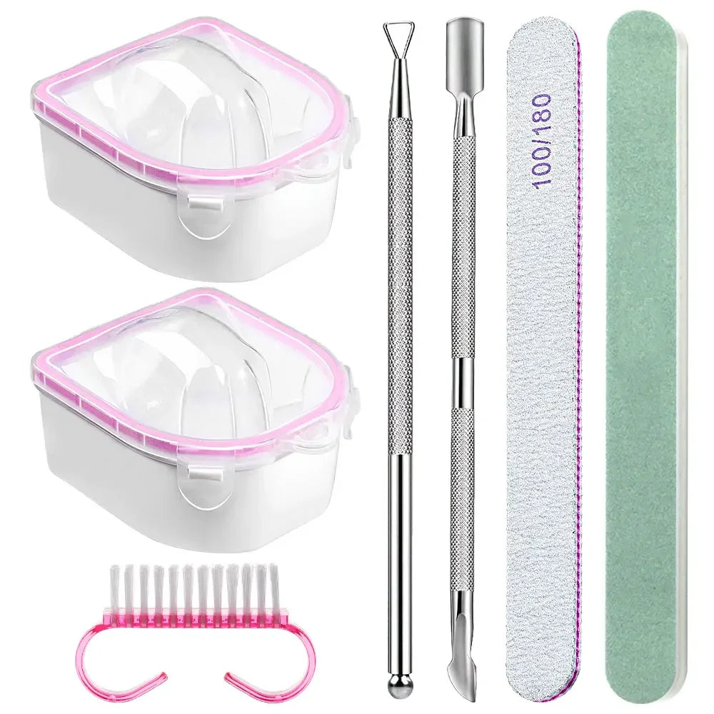 Nail Care Soak Bowl Dead Skin Softening Manicure Tool