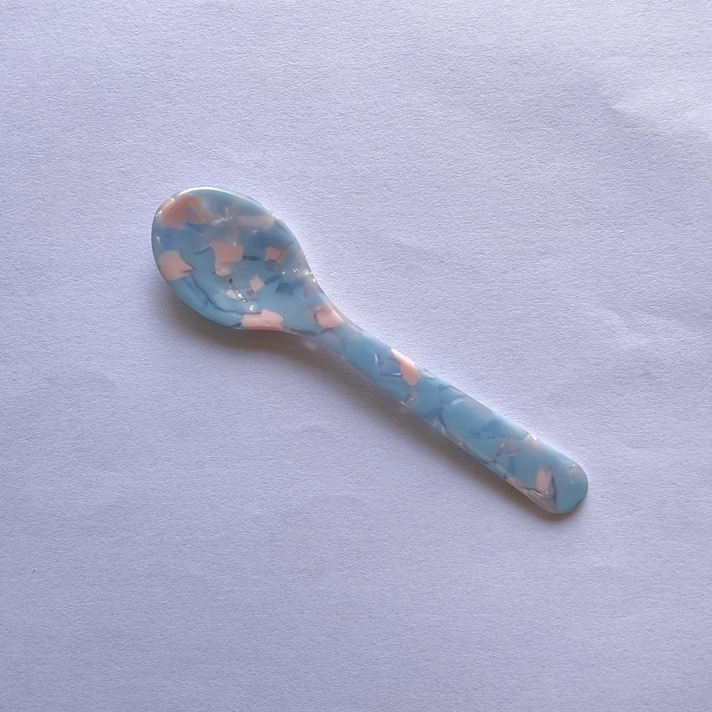 11CM Acrylic Ice Spoon – Colorful Coffee, Caviar & Dessert Stir Spoon
