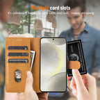 Business Leather Wallet Case for Samsung Galaxy S22 S23 S24 S25 S26