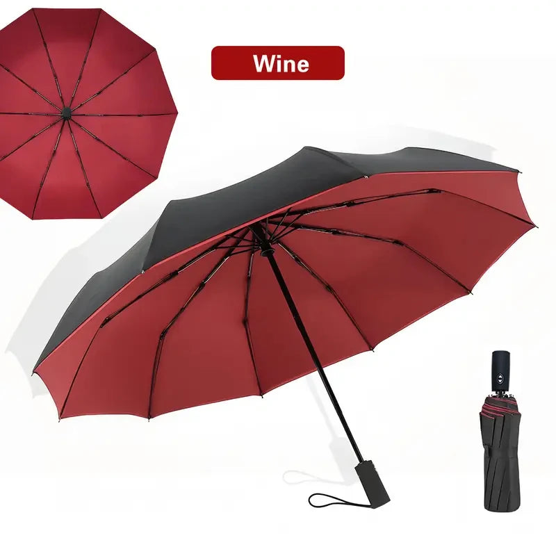 Buy Windproof Double Layer Automatic Umbrella UV Protection