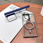 MagSafe Fold Lens Stand Case for Samsung Galaxy S22 S23 S24 S25 S26