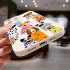 Funny Colourful Dog Pattern Case for iPhone 17 16 15 14 13 Pro Max