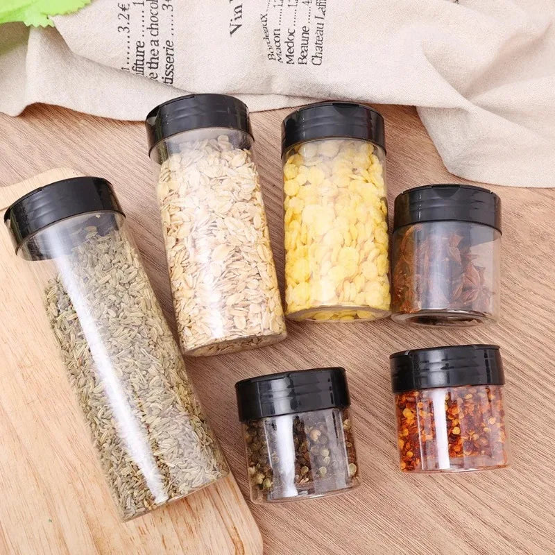 Plastic Spice Jars with Shaker Lids