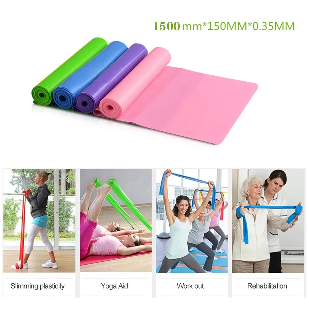 Yoga Hip Circle Resistance Bands Pilates Elastic Workout Band