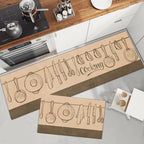 Kitchen Floor Mat UK Soft Washable Anti-Slip Area Rug