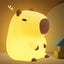 Cute Capybara Night Light Silicone Bedside Lamp