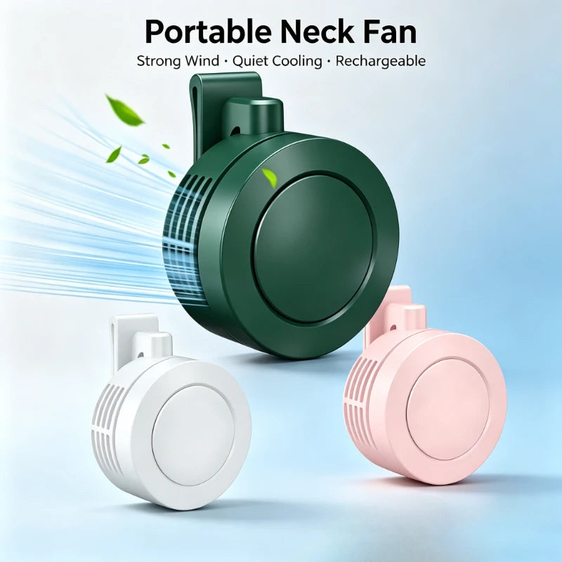 Clip-On Portable Fan UK Ultra-Quiet Mini Personal Fan