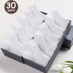 Men's Breathable Deodorant Low Cut Ankle Socks Sweat Wicking