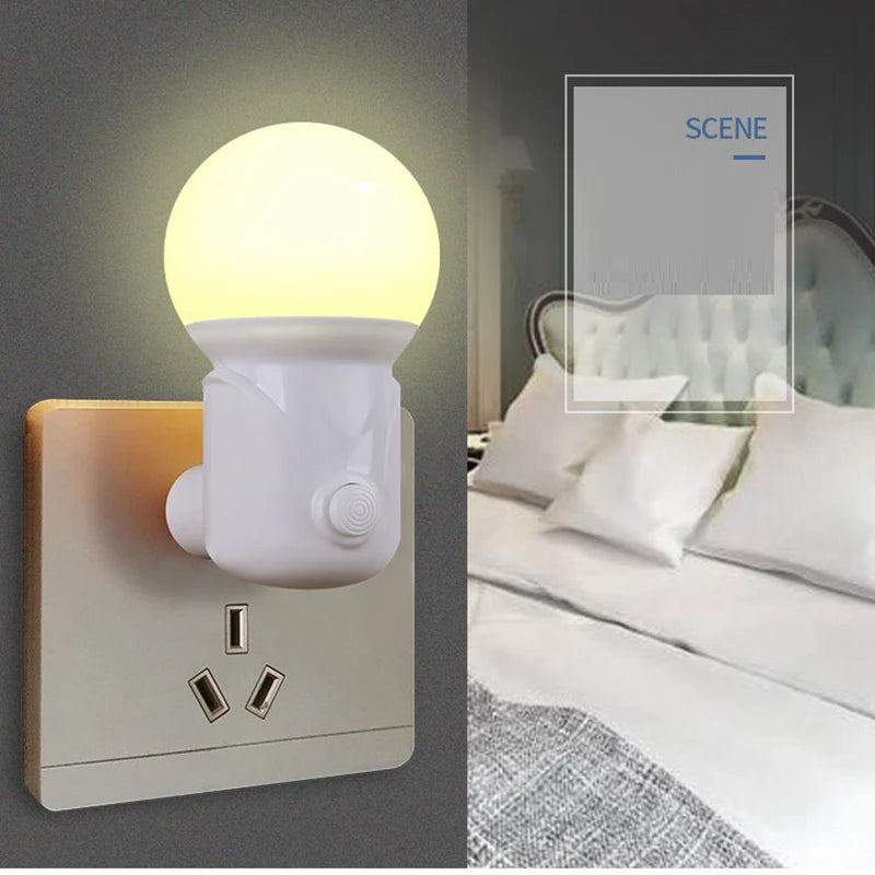LED Night Light with Dimmer for Baby & Bedroom Lighting
