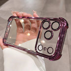 Shockproof iPhone Case | Electroplated Cover with Camera Protection