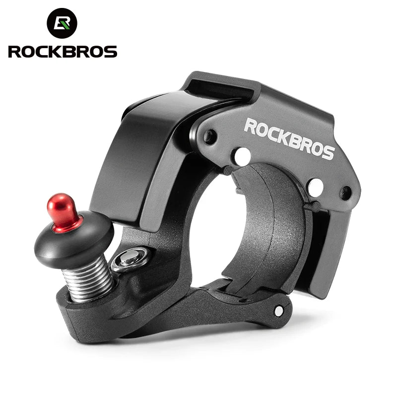 ROCKBROS Aluminum Bike Bell Compact Loud Bicycle Safety Horn Secondary image