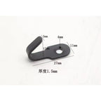 Mini Stainless Steel J Hooks Wall-Mounted Storage Hooks Set