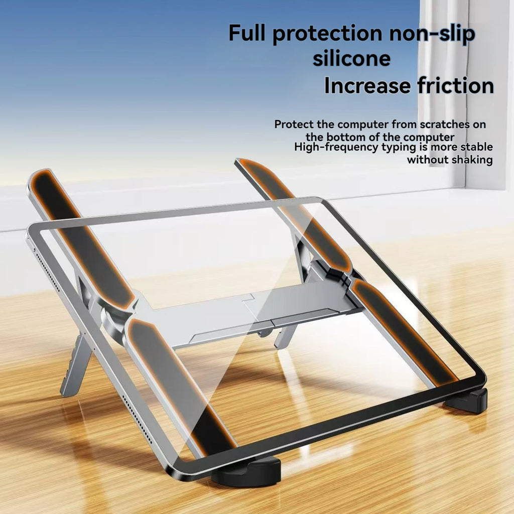Metal Mini Foldable Laptop Stand Adjustable Portable 10-17 Inch