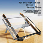 Metal Mini Foldable Laptop Stand Adjustable Portable 10-17 Inch