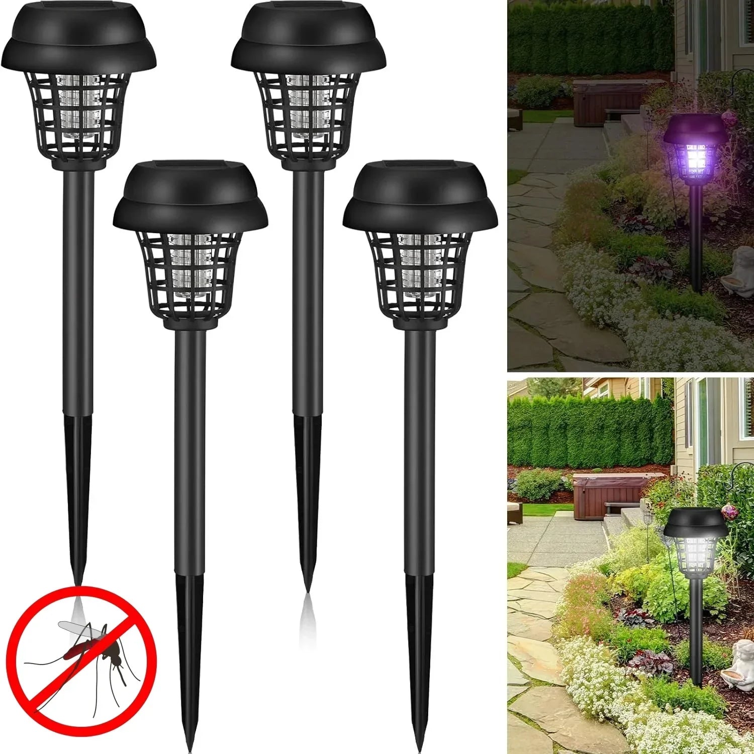 Solar Mosquito Killer Lamp Outdoor Bug Light
