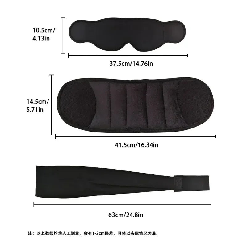 Airplane Sleeping Pillow – 3-in-1 Memory Foam Travel Support