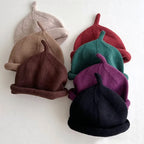 Kids Winter Crochet Bonnet Warm Baby Hat for Newborns