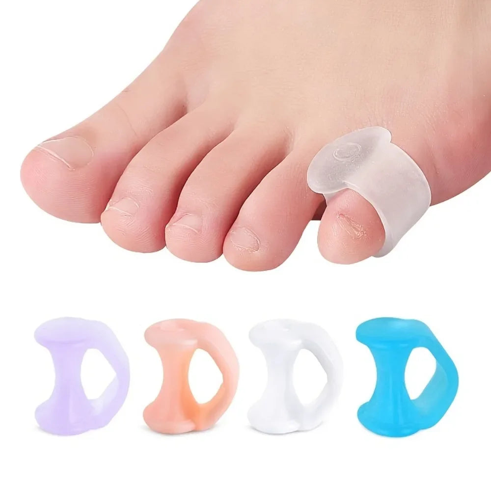 2pcs Silicone Toe Separators Bunion & Foot Care UK